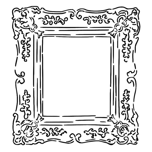 Frame stencil- Roycycled