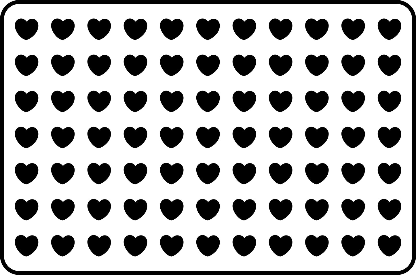 Hearts | JRV Stencils