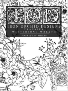 Winter’s Song Wreath (Paintable) - Transfer