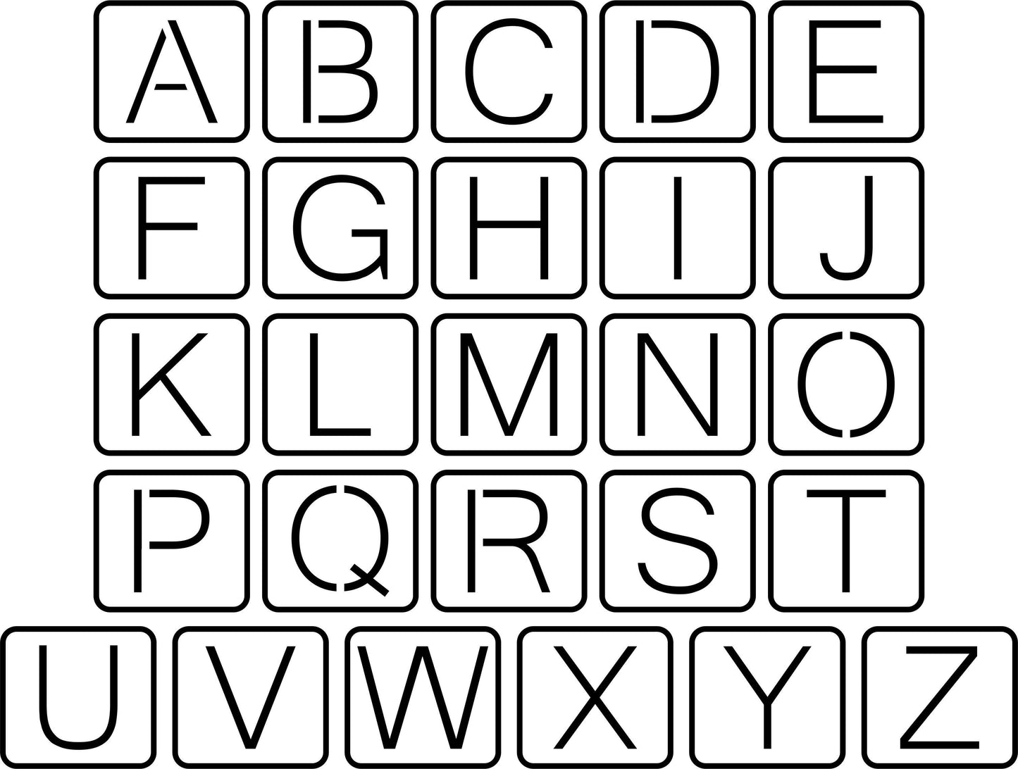 Schoolhouse Font | JRV Stencils