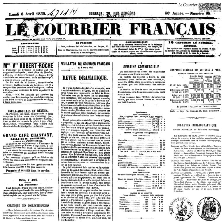Le Courrier (RETIRED)- IOD decor stamp