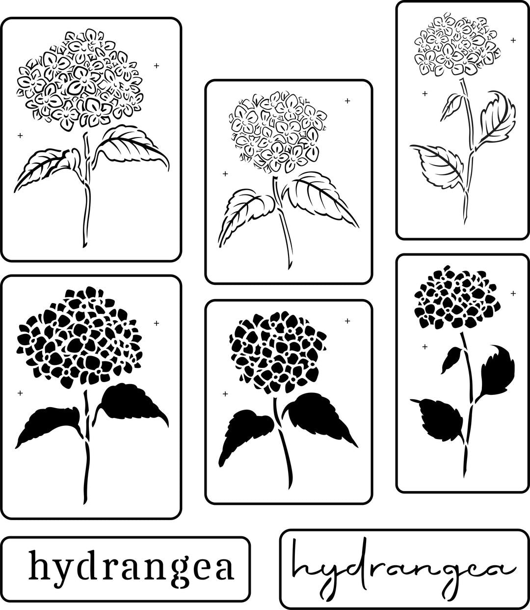 Heavenly Hydrangeas | Designs by Vintage Retail Therapy by Mara