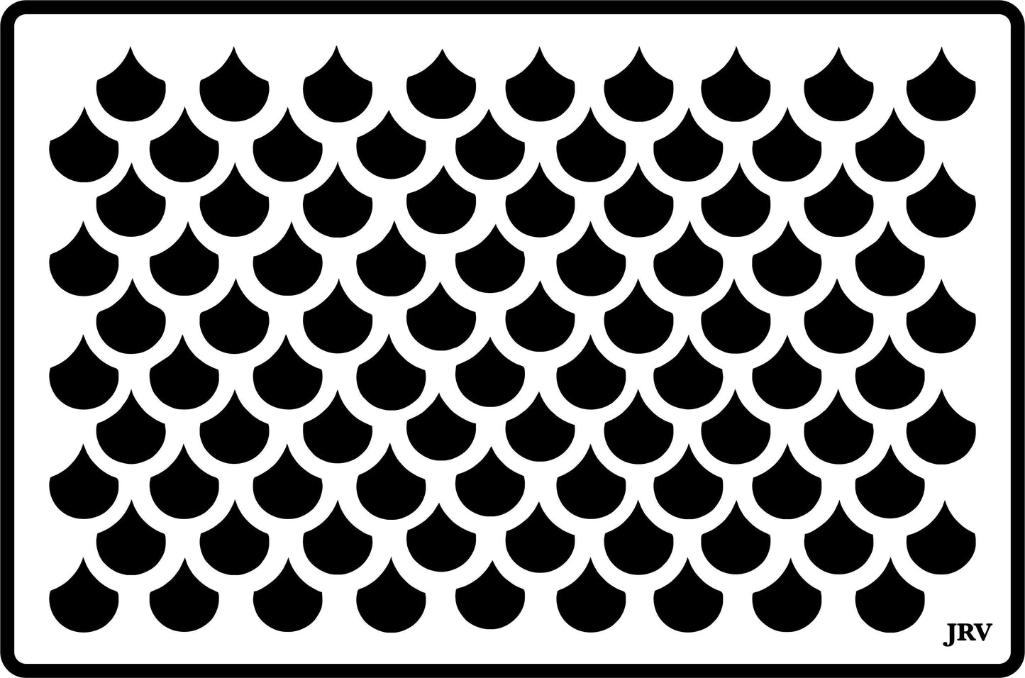 Mermaid Scales | JRV Stencils