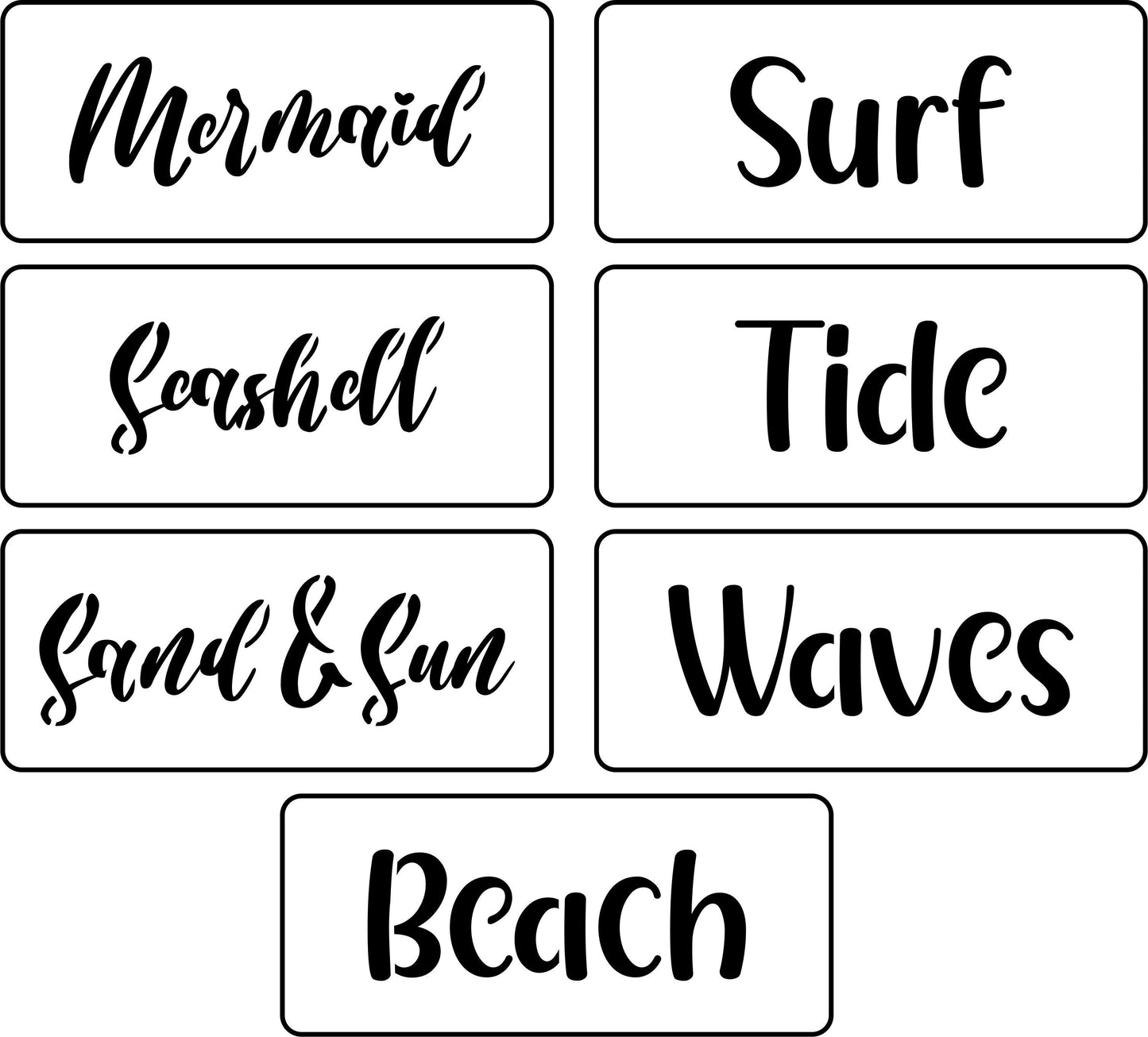 Ocean Words Pack