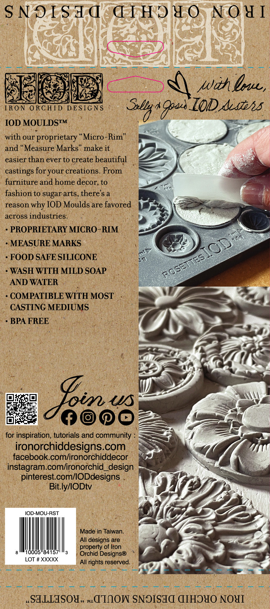 Rosettes mould- IOD