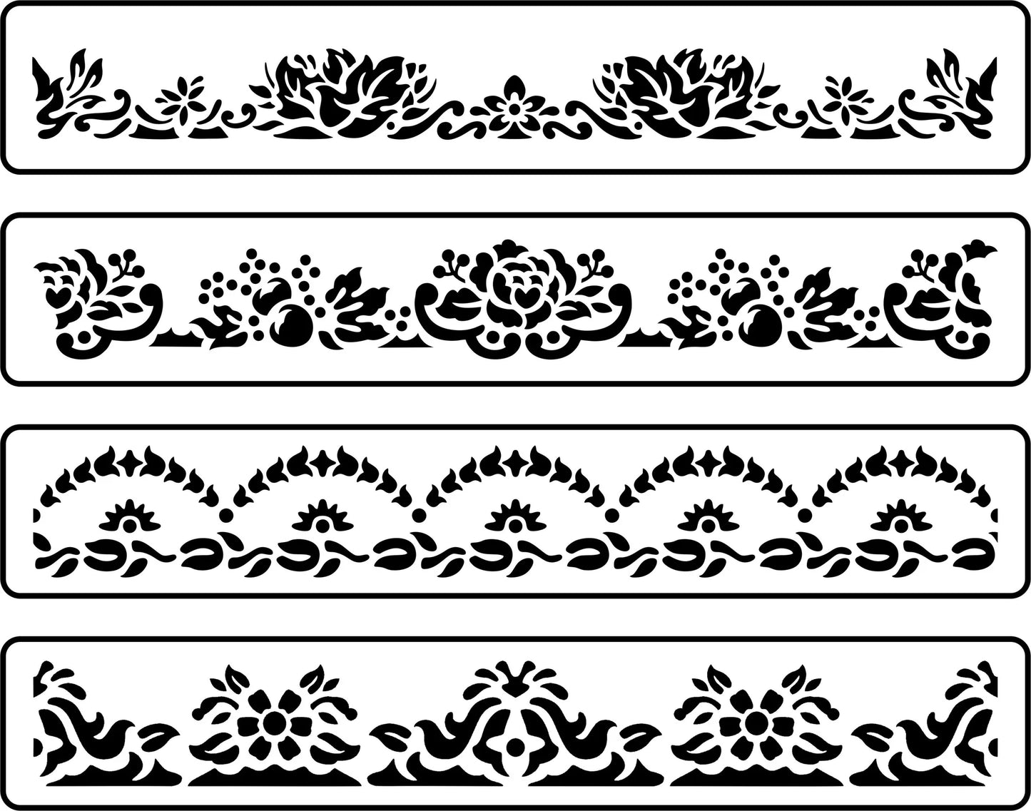 Transferware Border Pack | JRV Stencils
