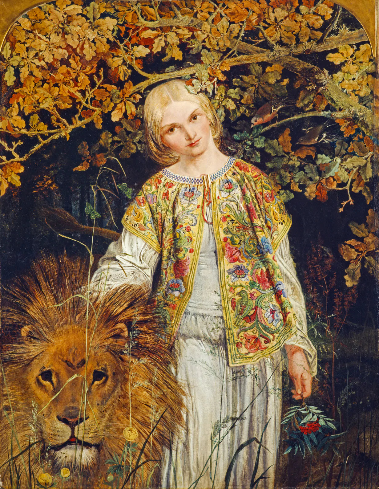 Una and the Lion- Made By Marley Magic decoupage paper