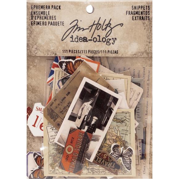 Ephemera Snippets (111/pk) - Tim Holtz 'Idea-Ology' Collection