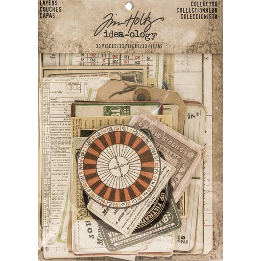 Collector Layers (33/pk) - Tim Holtz 'Idea-Ology' Collection