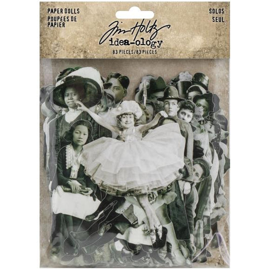 Paper Dolls Solos (Die-Cut) - Tim Holtz 'Idea-Ology' Collection