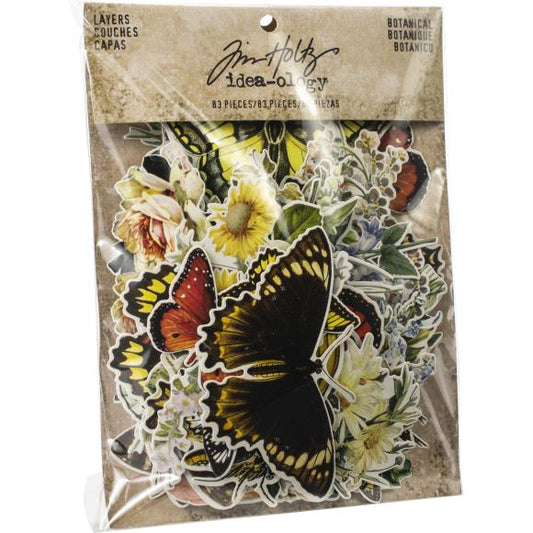 Botanical Layers (83/pk) - Tim Holtz 'Idea-Ology Collection