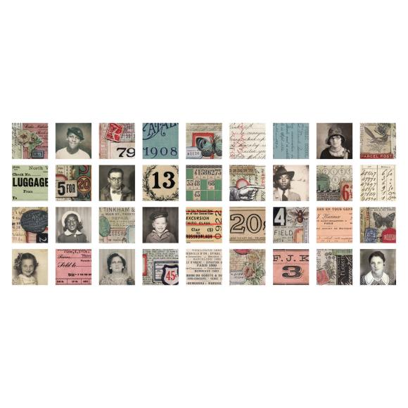 Collage Tiles (72/pk) - Tim Holtz 'Idea-Ology' Collection