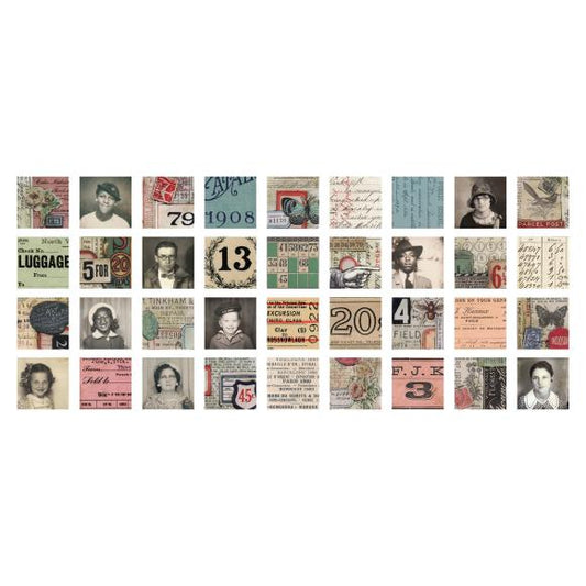 Collage Tiles (72/pk) - Tim Holtz 'Idea-Ology' Collection