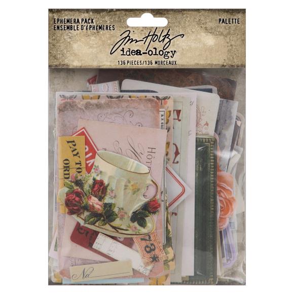 Palette Ephemera Die-Cut Pack (136/pk.) - Tim Holtz 'Idea-Ology' Collection
