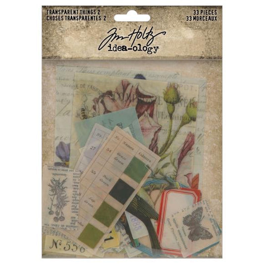 Transparent Things 2 - Tim Holtz 'Idea-Ology' Collection
