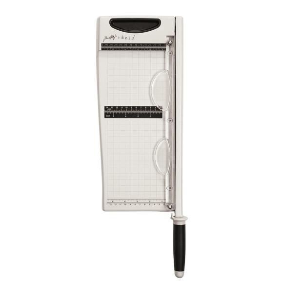  Guillotine paper cutter on a white background