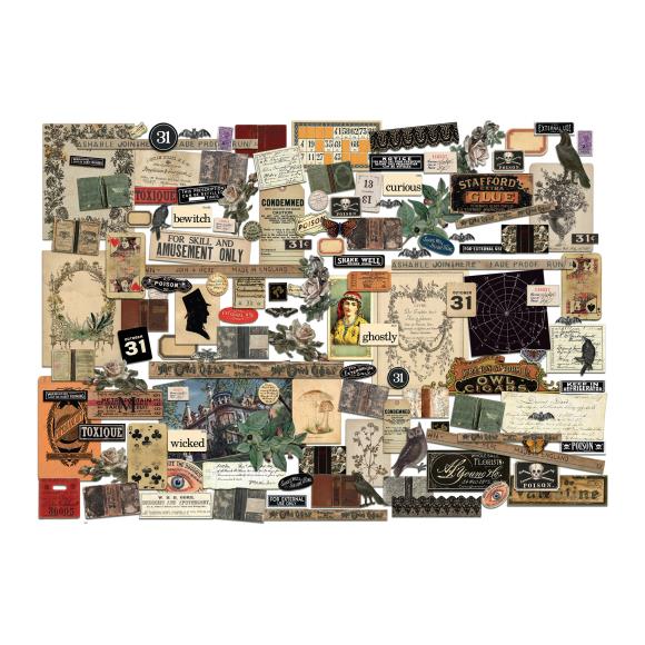 Halloween Ephemera Pack (137/pk.) - Tim Holtz 'Idea-Ology' Collection