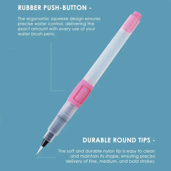 Water Brush Pens - Set of 3 - Grabie