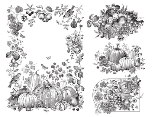 Paintable Fall - Decoupage Paper