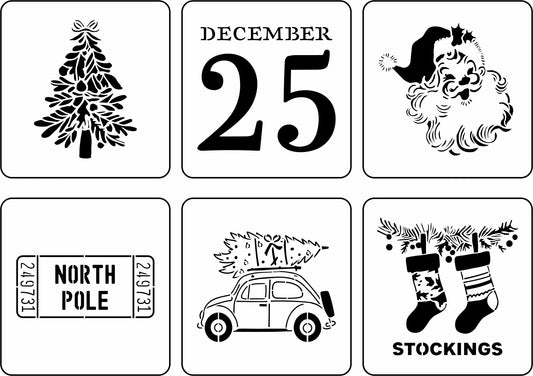 Christmas Mini Pack - Stencil