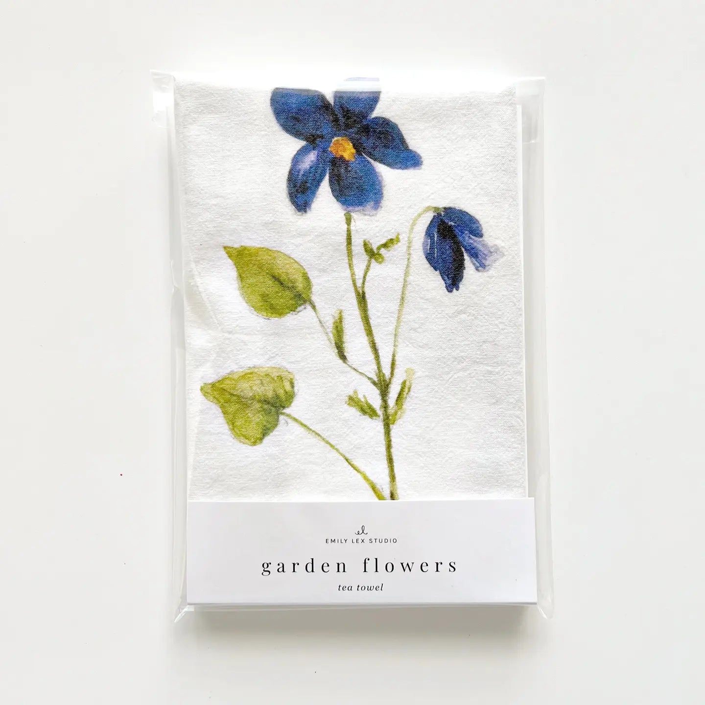 Garden Flowers Tea Towel- Emily Lex Studio