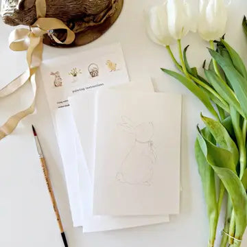 Easter Paintable Watercolor Notecards- Emily Lex Studio