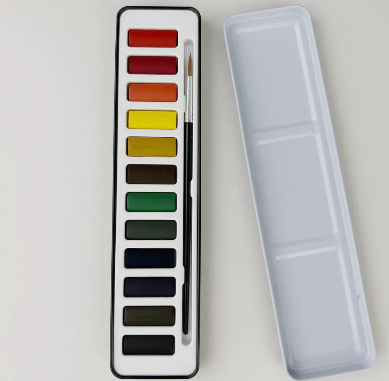 Watercolor paint set, 12 colors - by Emily Lex