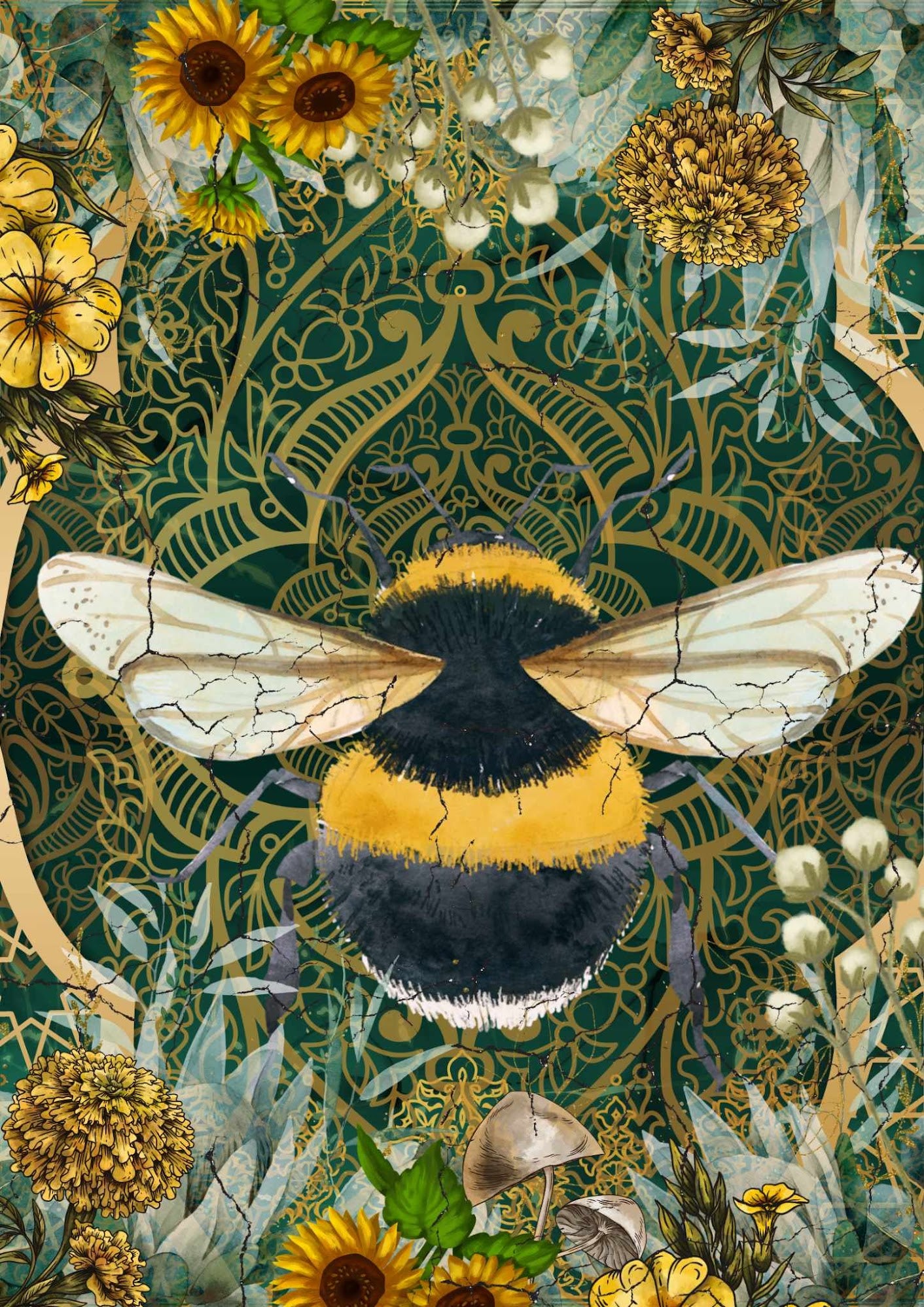 Bumble Along - Made By Marley Magic decoupage paper