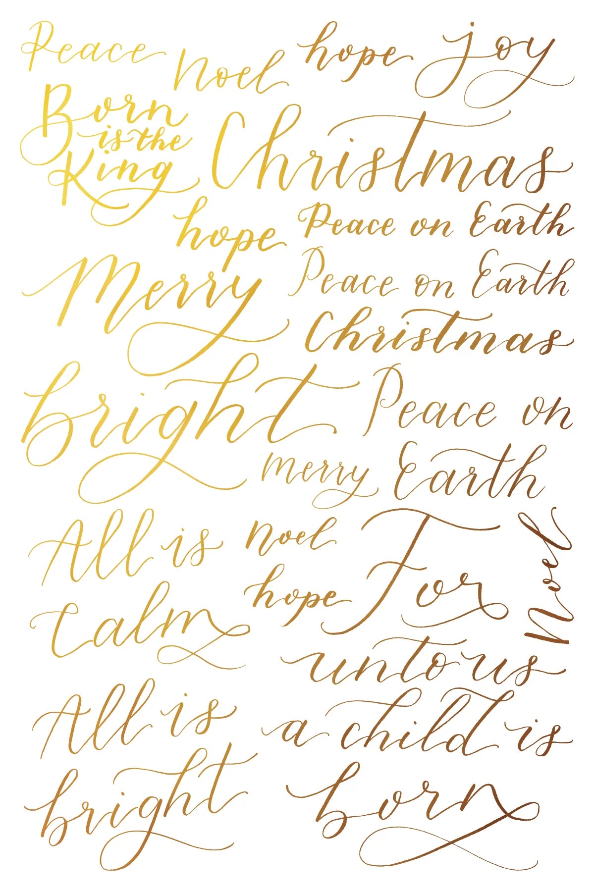 Tinsel Gilded Foil transfer- IOD Transfer 8 x 12