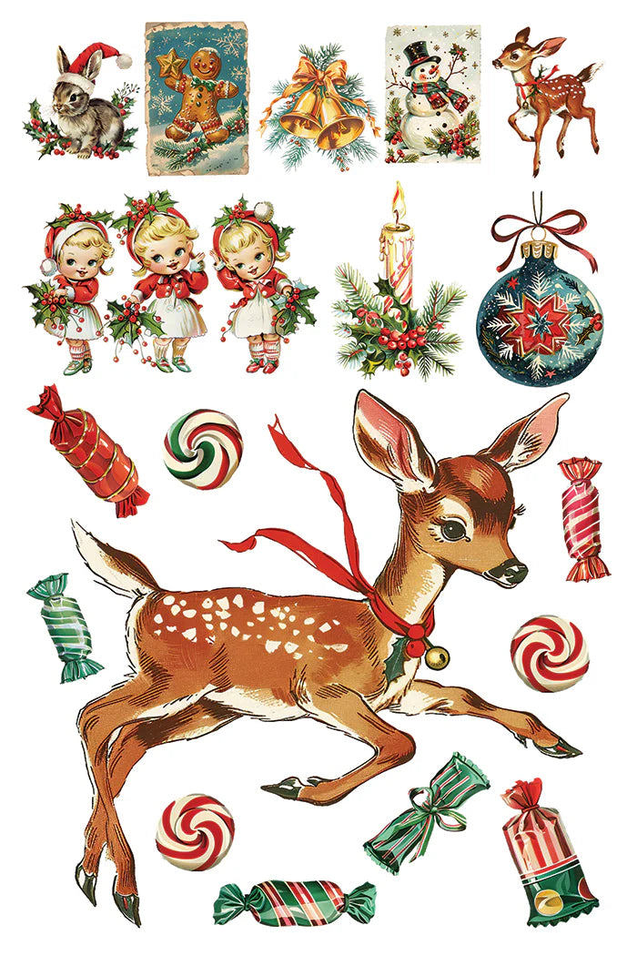 Kitschy Christmas - IOD Transfer 8 x 12 pad