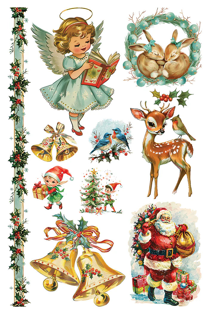 Kitschy Christmas - IOD Transfer 8 x 12 pad