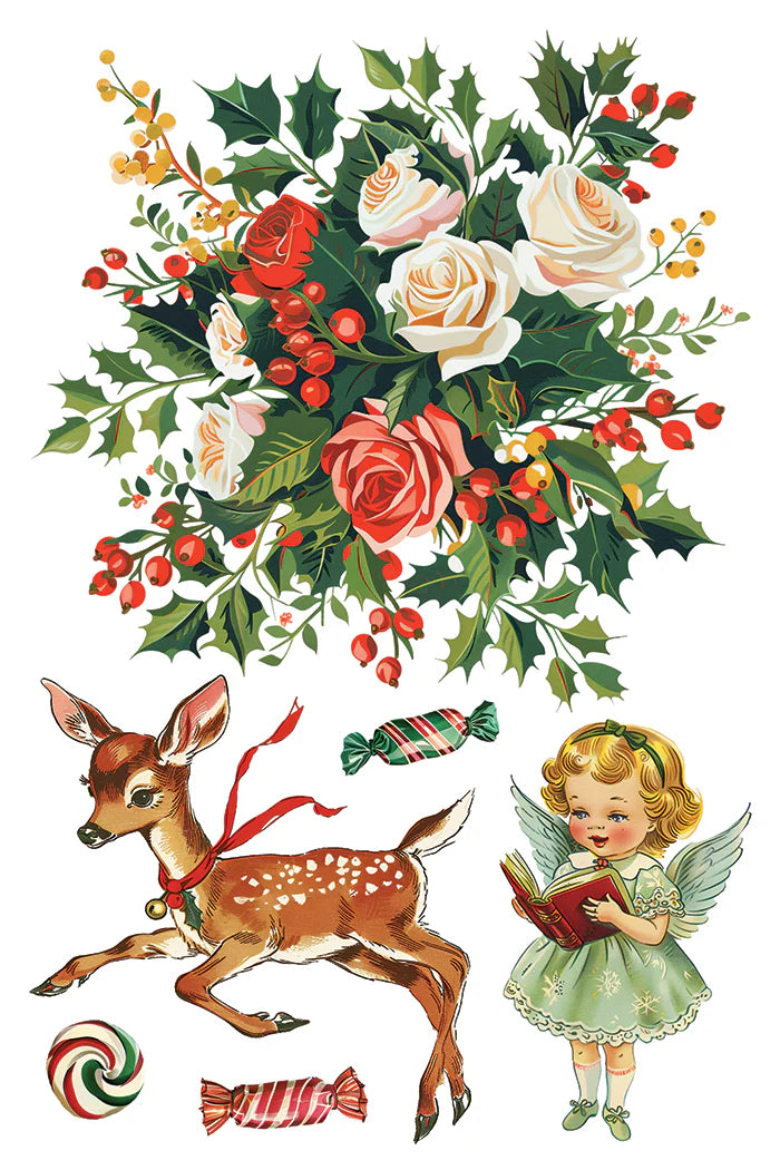 Kitschy Christmas - IOD Transfer 8 x 12 pad