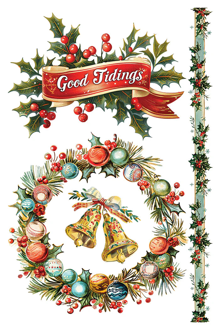 Kitschy Christmas - IOD Transfer 8 x 12 pad