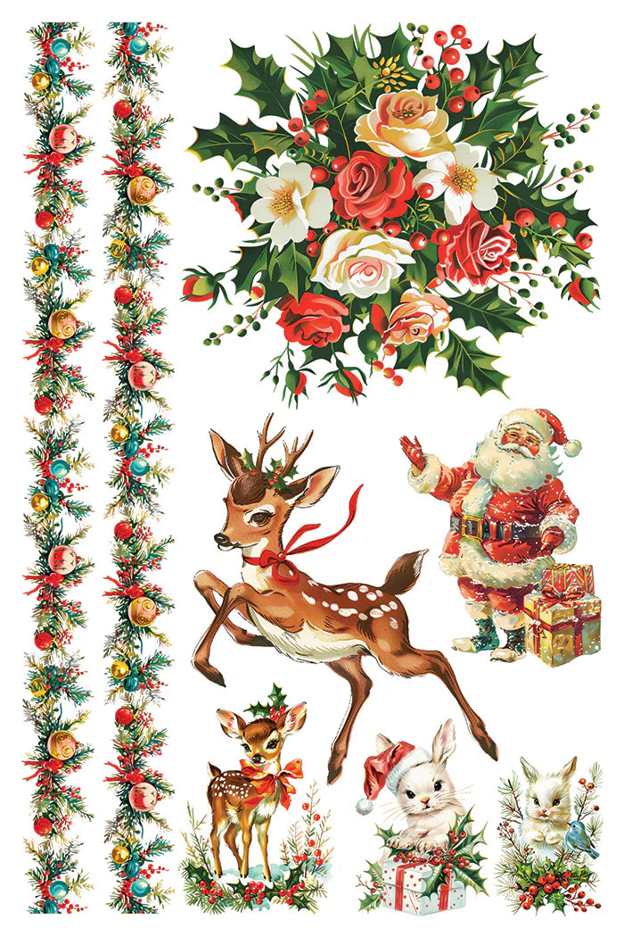 Kitschy Christmas - IOD Transfer 8 x 12 pad