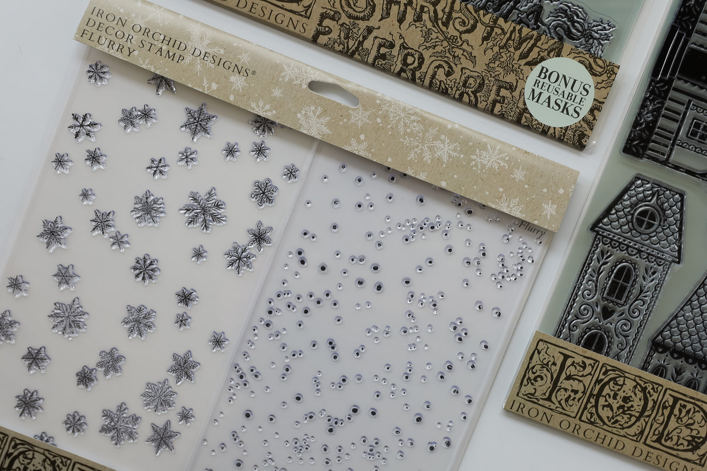 Flurry - 12" x 12" Holiday Stamp