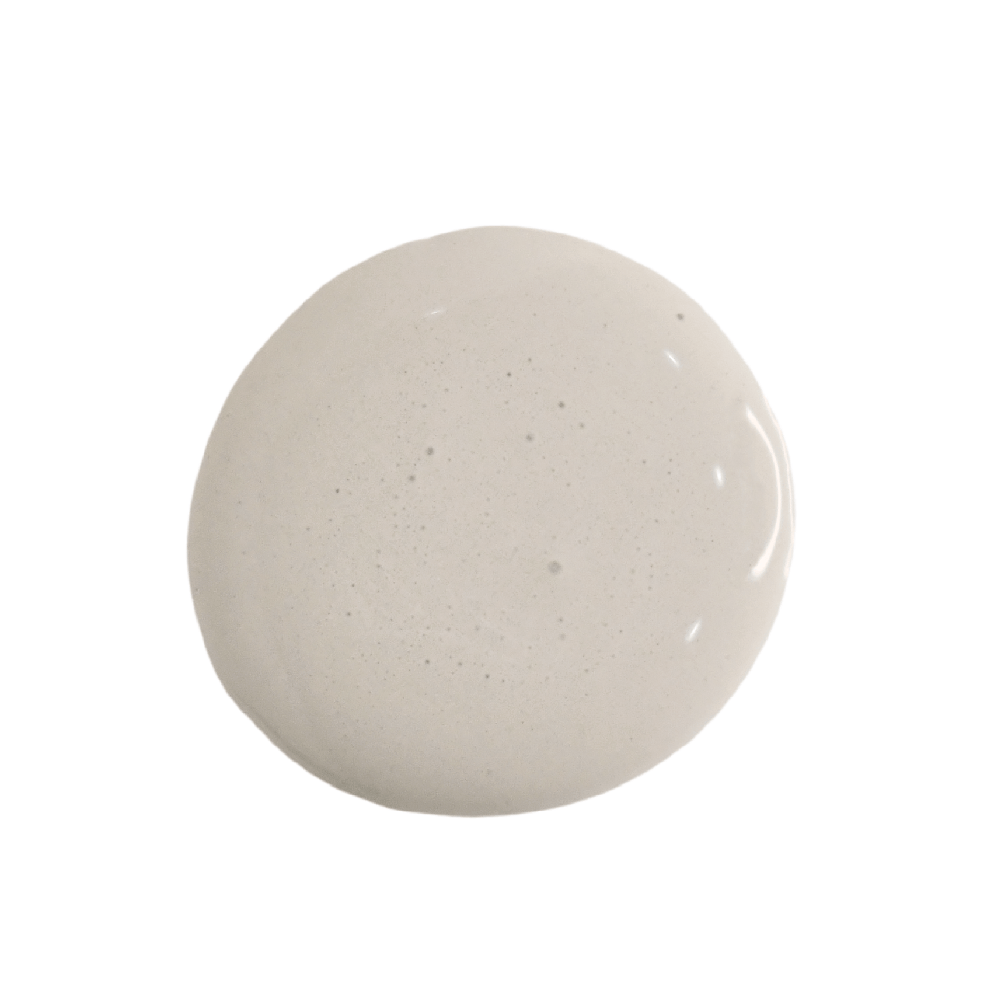 A dollop of dark gray colored milk paint in the color Haberdash