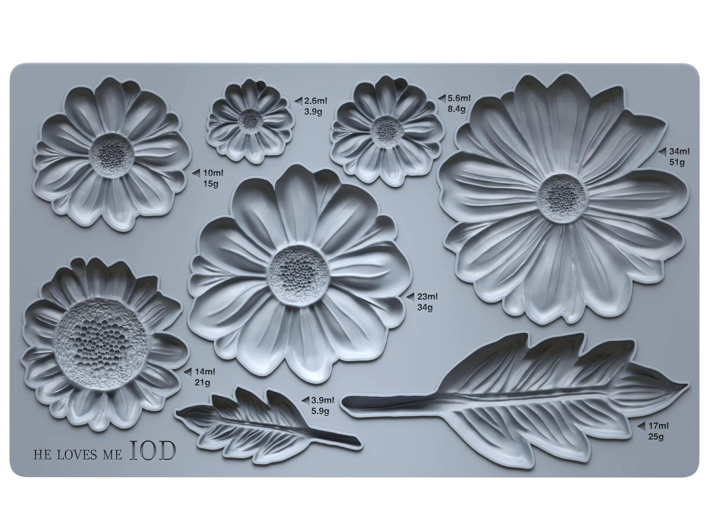 He Loves Me - 6" x 10" Decor Mould