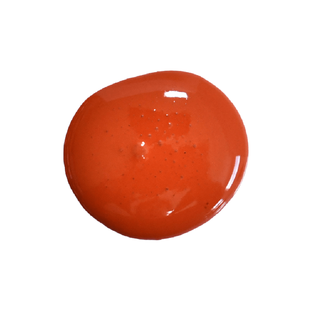 A swatch of milk paint in the shade “Red Wagon” against a white background.