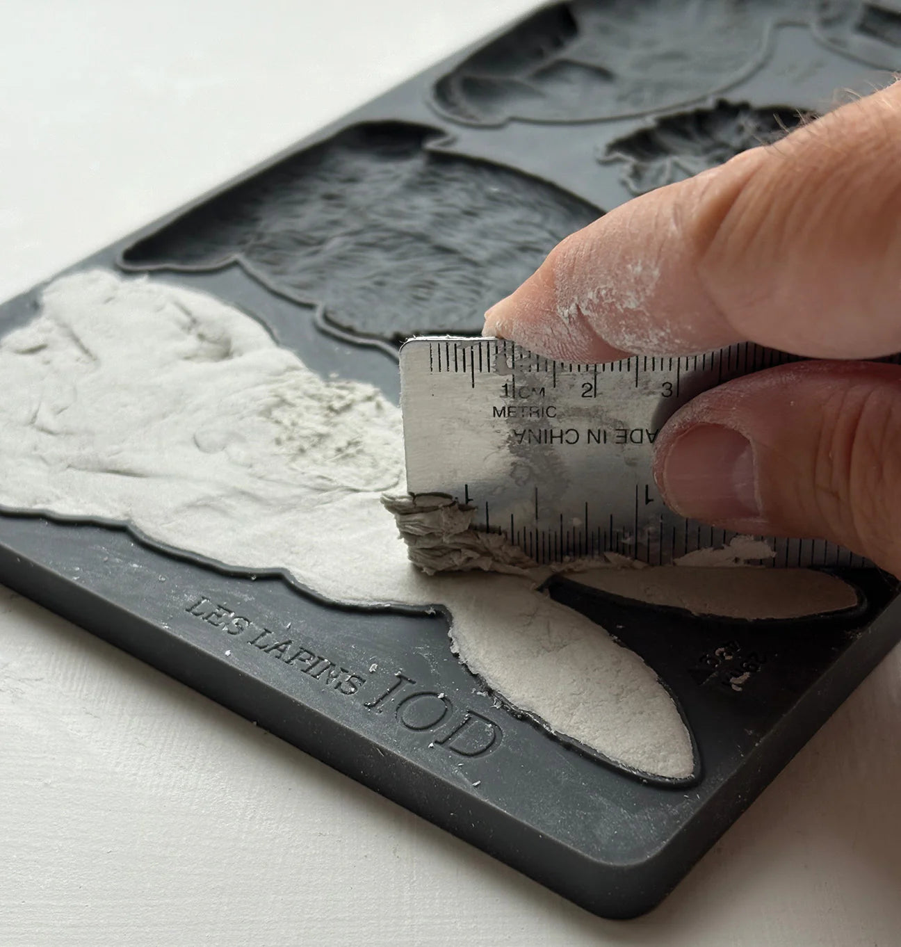 Les Lapins - 6" x 10" Decor Mould - IOD