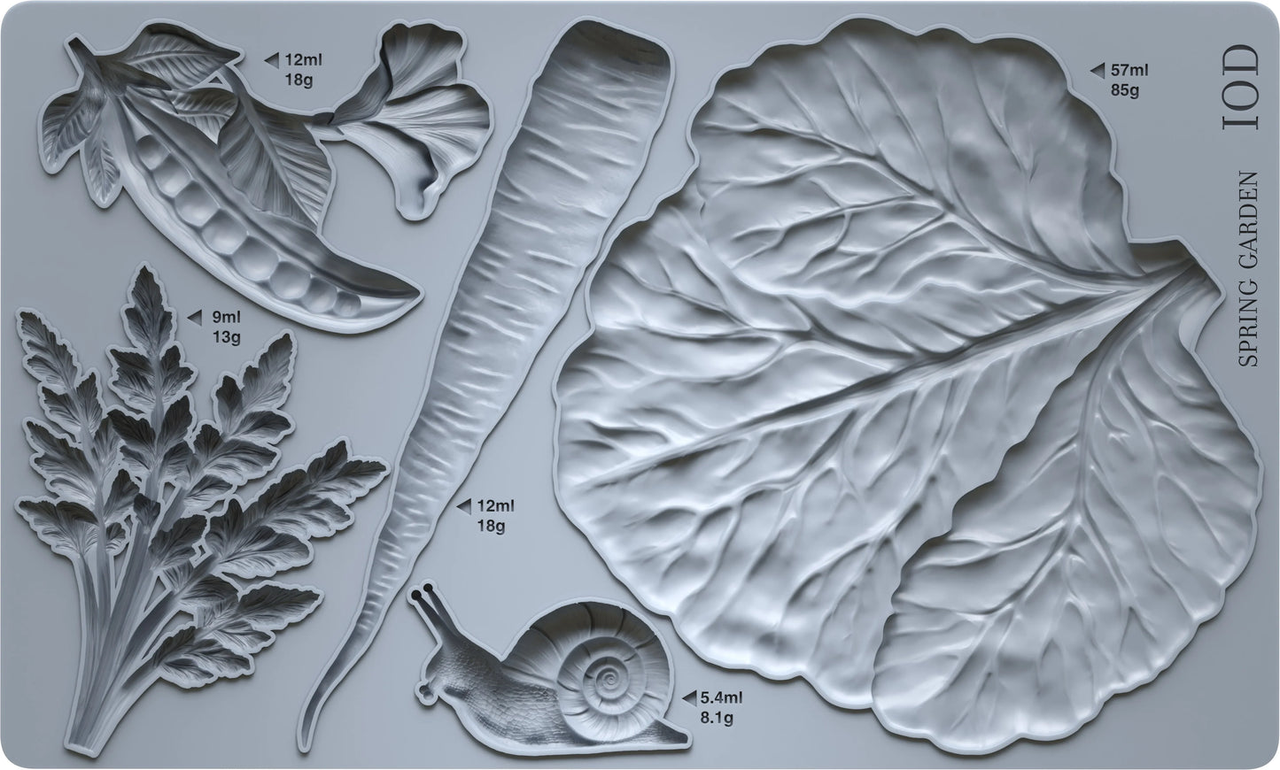 Spring Garden - 6" x 10" Decor Mould - IOD