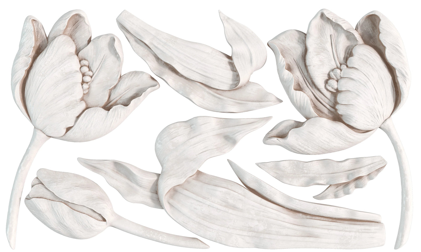Tulips - 6" x 10" Decor Mould - IOD