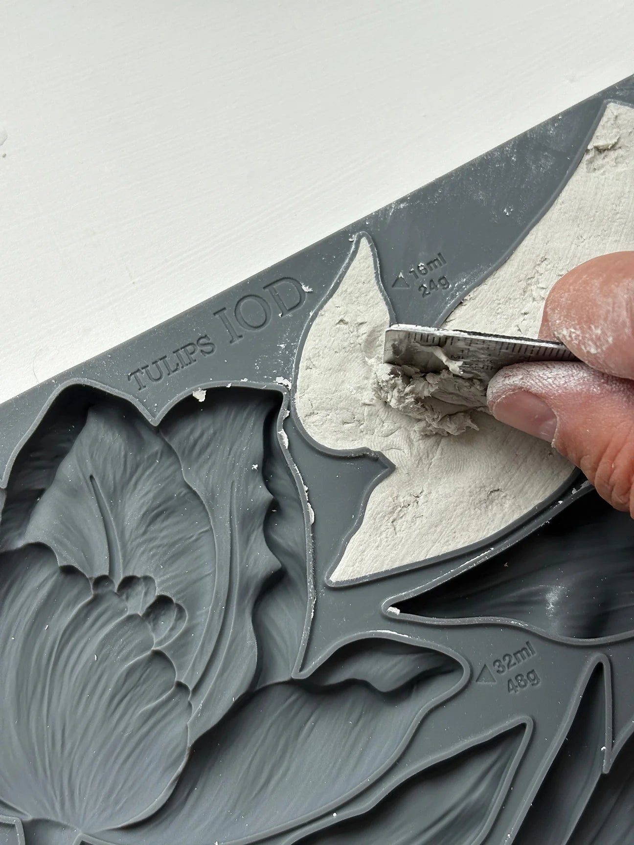 Tulips - 6" x 10" Decor Mould - IOD