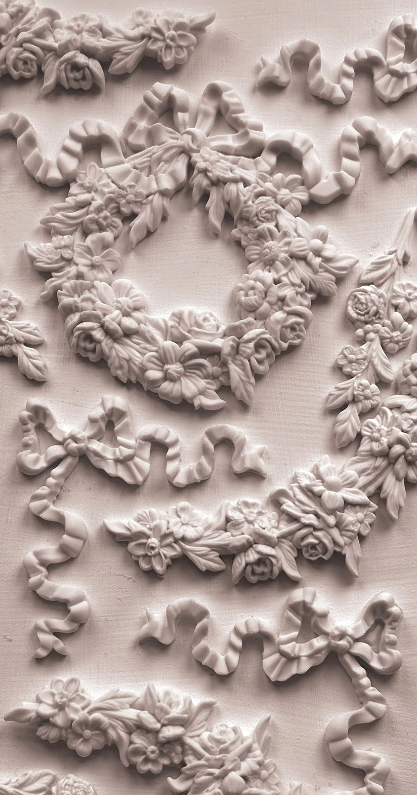 Wreath & Swags - 6" x 10" Decor Mould - IOD