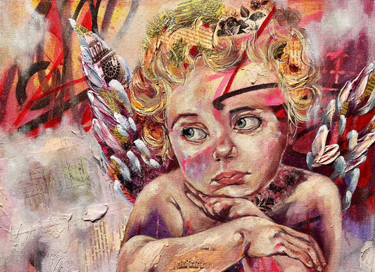 Brie’s Cherub - 21" x 29" Decoupage Paper - July 2026