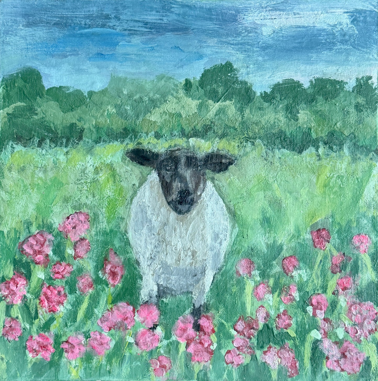 "Sheep in Pasture" - find art print by Aimee Robinson