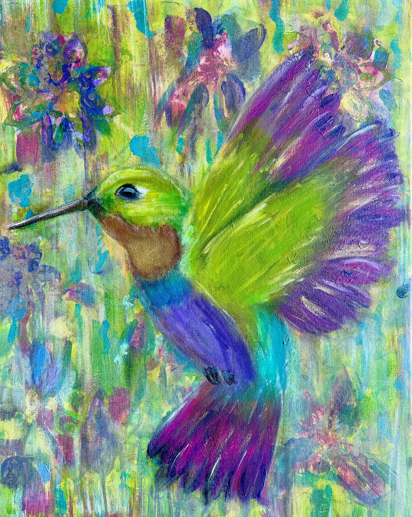 "Bohemian Hummingbird" - fine art print by Aimee Robinson