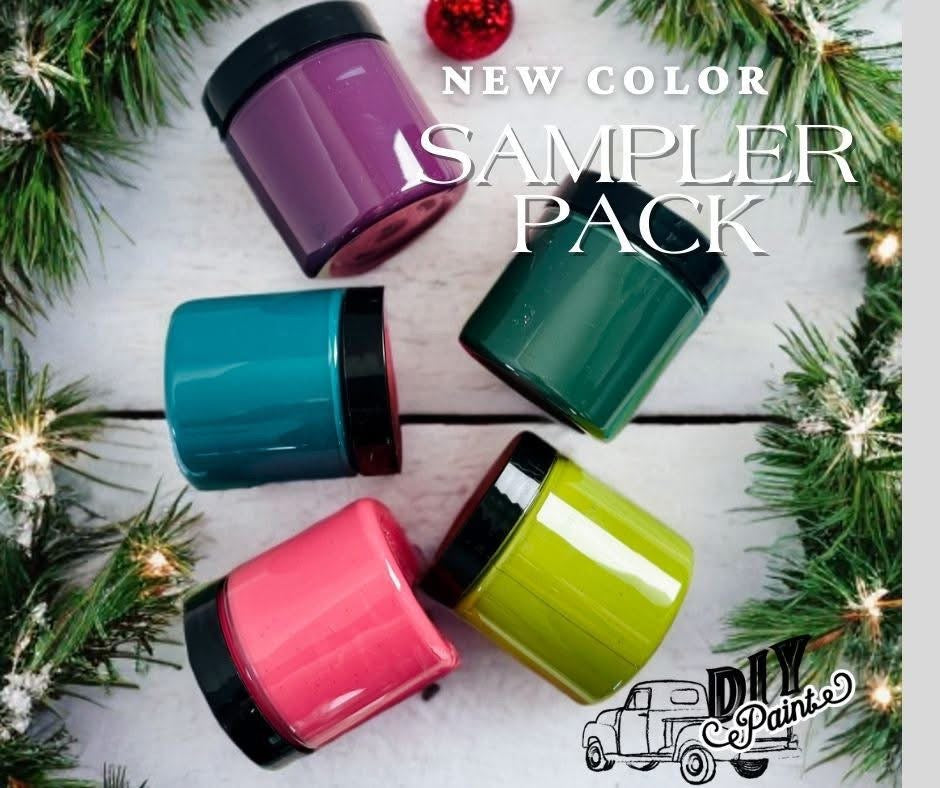 Sampler pack of 5 new colors - DIY Paint (5 colors, 4oz each)