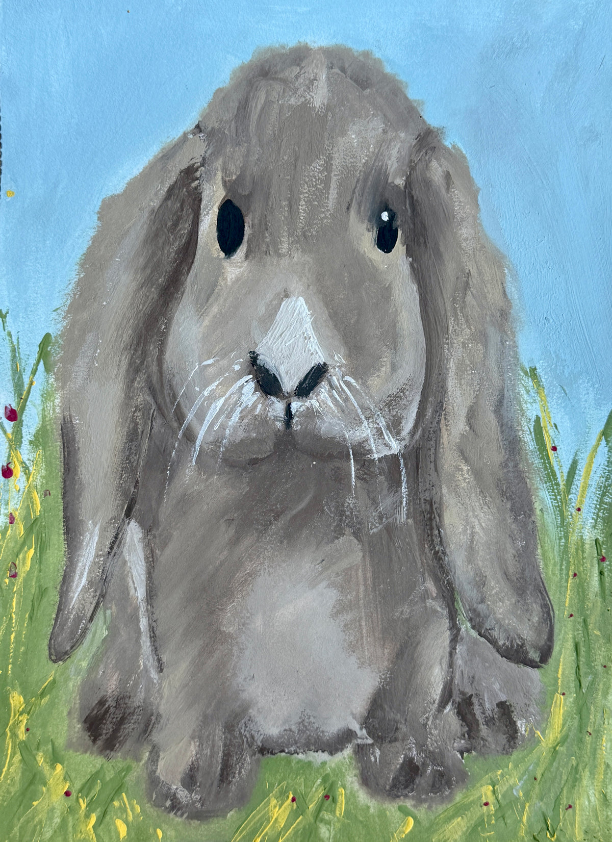 "Lop Ear Bunny' - fine art print by Aimee Robinson