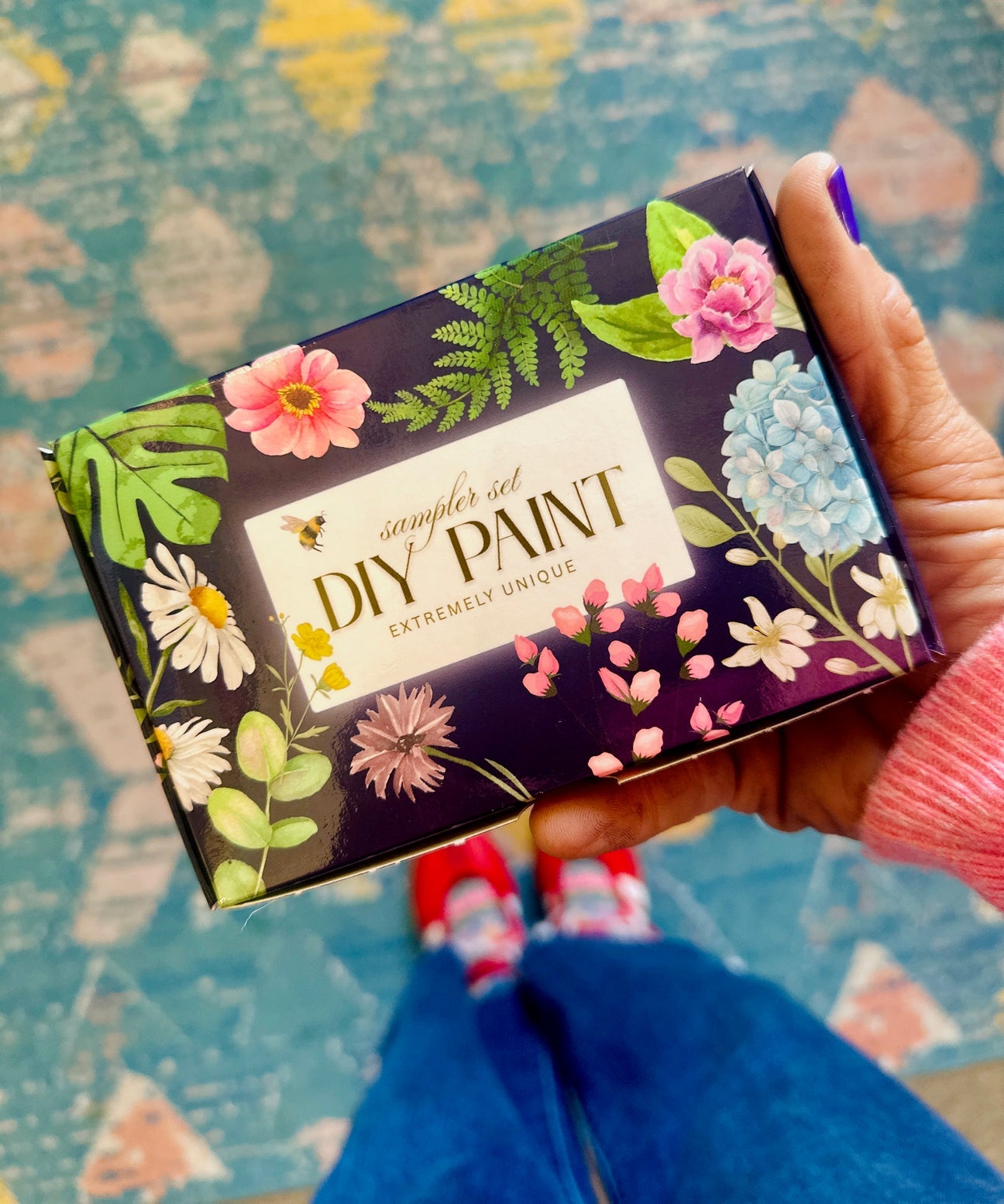 DIY Artist Paint Box for Stencil Mixed Media Bird KIT by DIY Paint