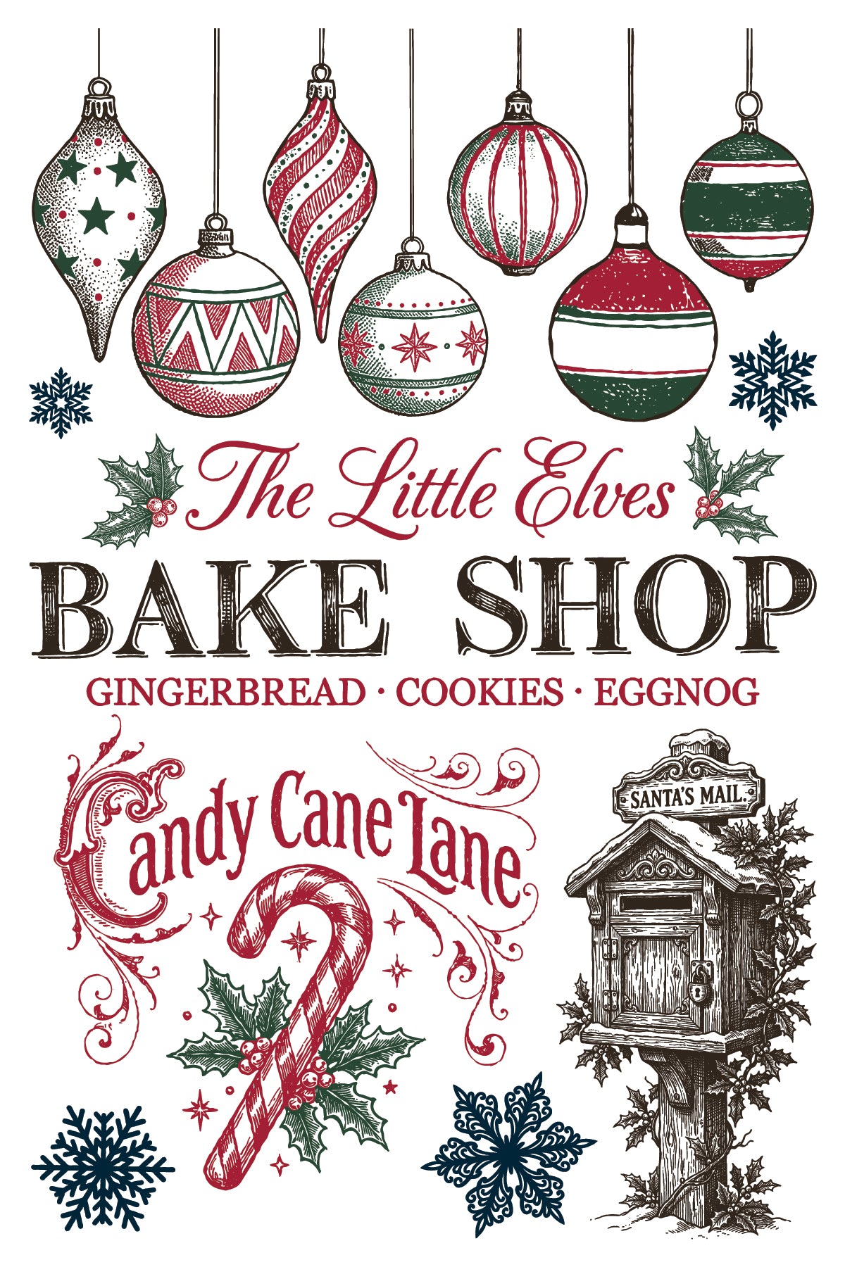 The North Pole Co. - 8” x 12” Paint Inlay
